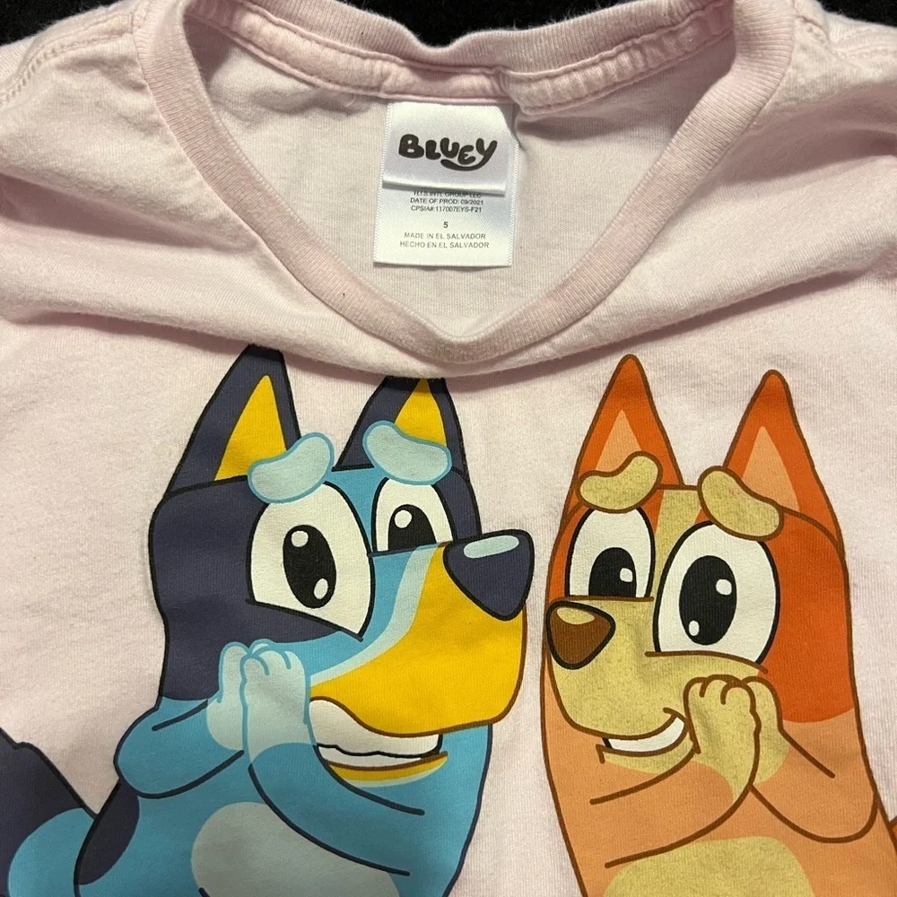 EUC Bluey & Bingo Tshirt Toddler girls size 5